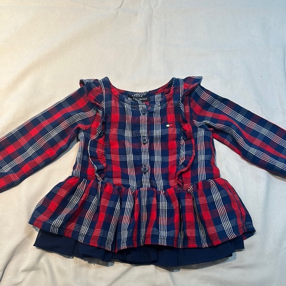 Tommy Hilfiger - LIKE NEW - Red and Blue Plaid dress - Picture 1 of 5